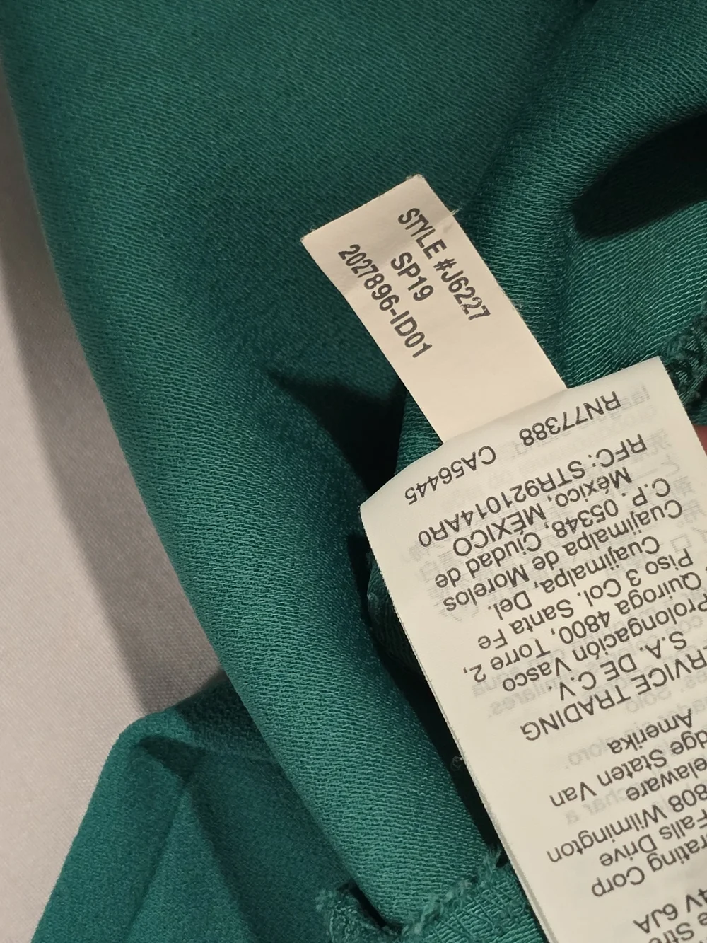 J.Crew 364 Square-Neck Long Sleeve Blouse Sz 8